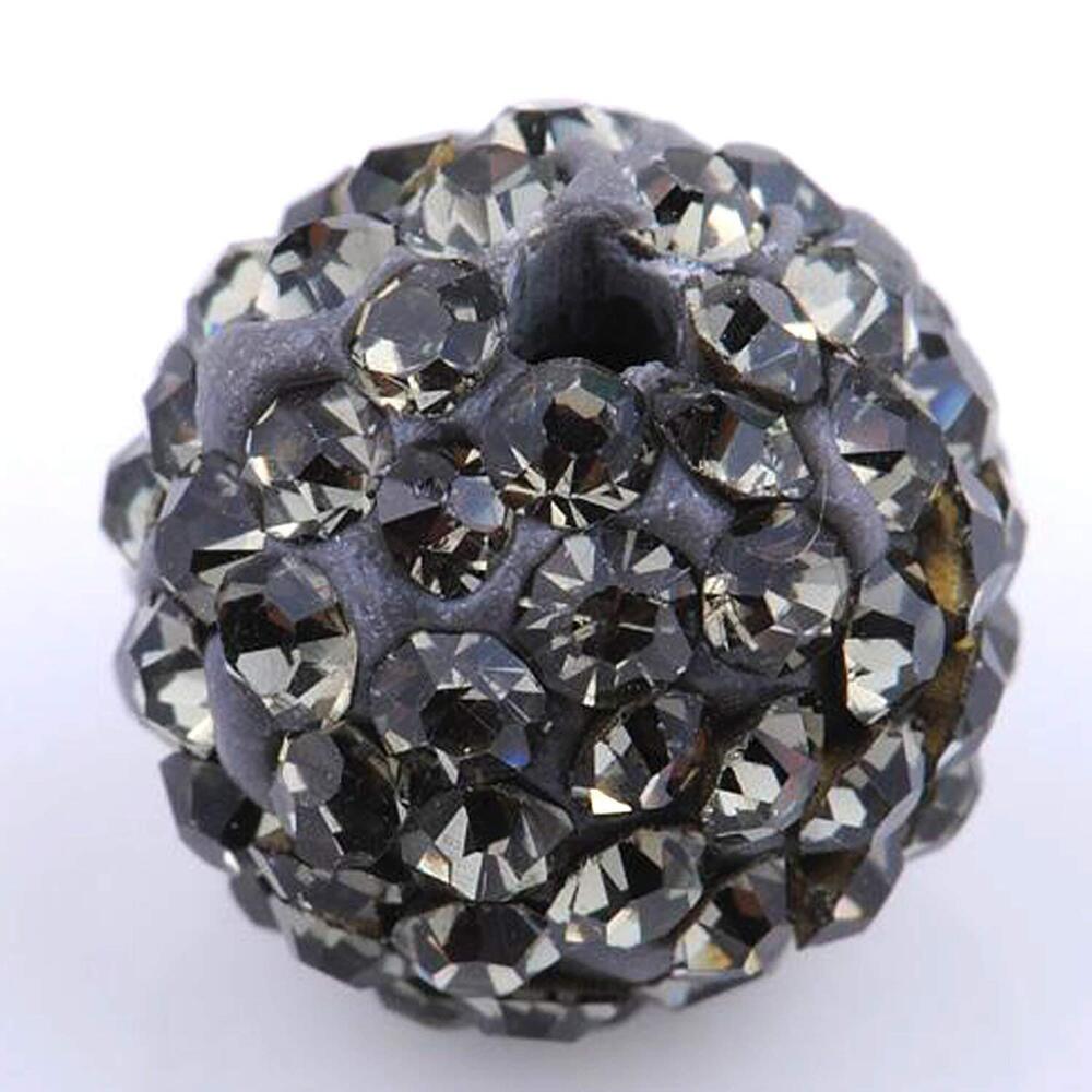 5830 Pave Czech Crystal Disco Ball Clay Beads fit Shamballa Jewelry 100pcs